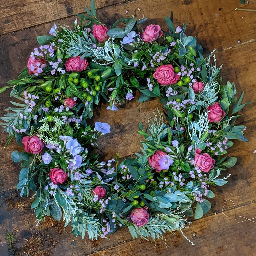Funeral Flowers Vanilla Rose